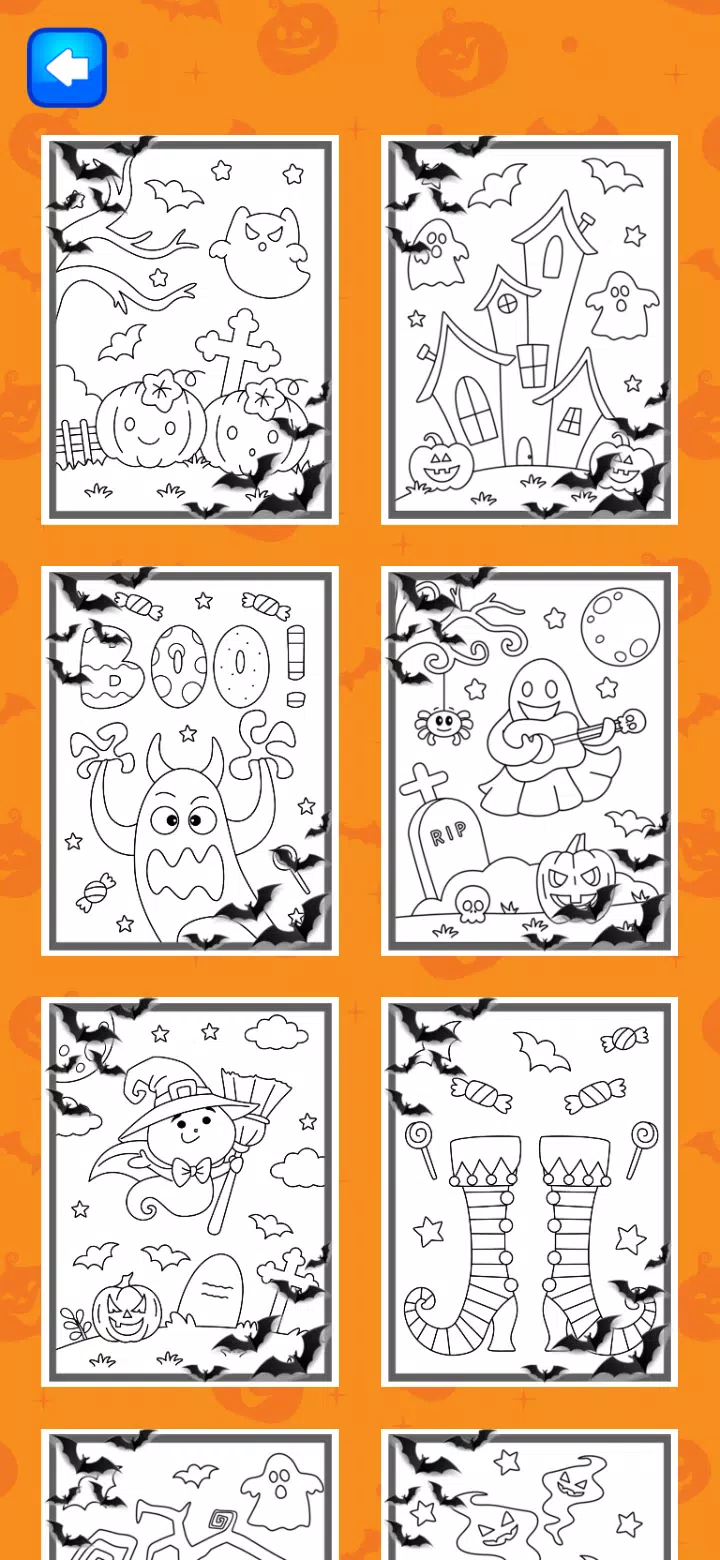 Halloween Coloring Game Zrzut ekranu 1