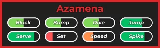 Azamena style from Haikyuu Legends Roblox experience