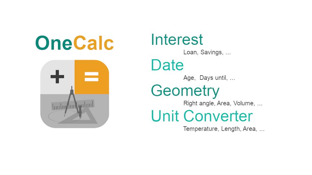 OneCalc+ স্ক্রিনশট 0