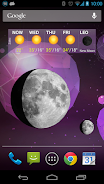 Moon Phase Widget Tangkapan skrin 3