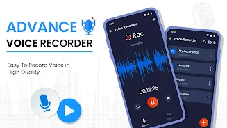 Advance Voice Recorder Ảnh chụp màn hình 0