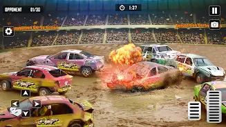 X Demolition Derby: Car Racing Captura de tela 2