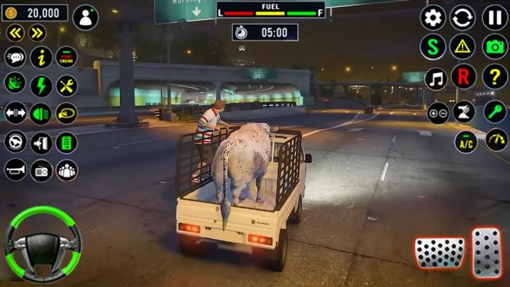 Animal Transport Truck Sim 3D Tangkapan skrin 1