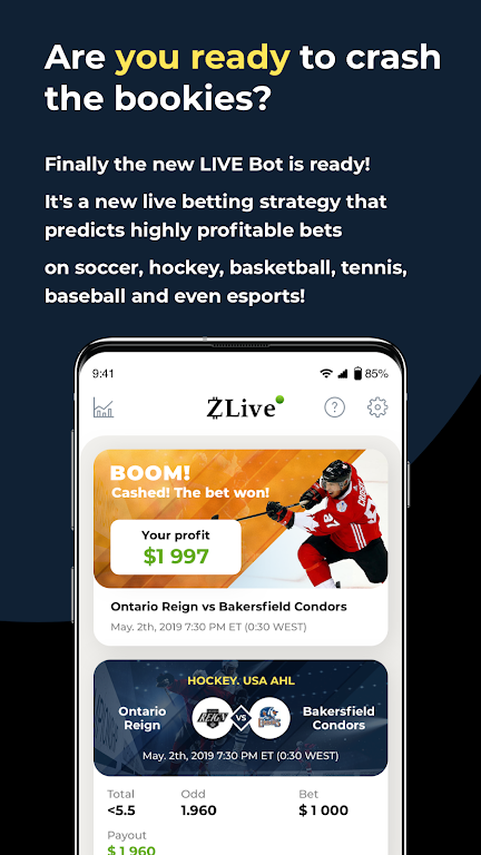 Live Bet Zlive ภาพหน้าจอ 2