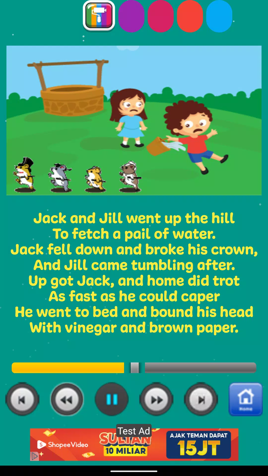 Kids Songs Offline App Screenshot 1