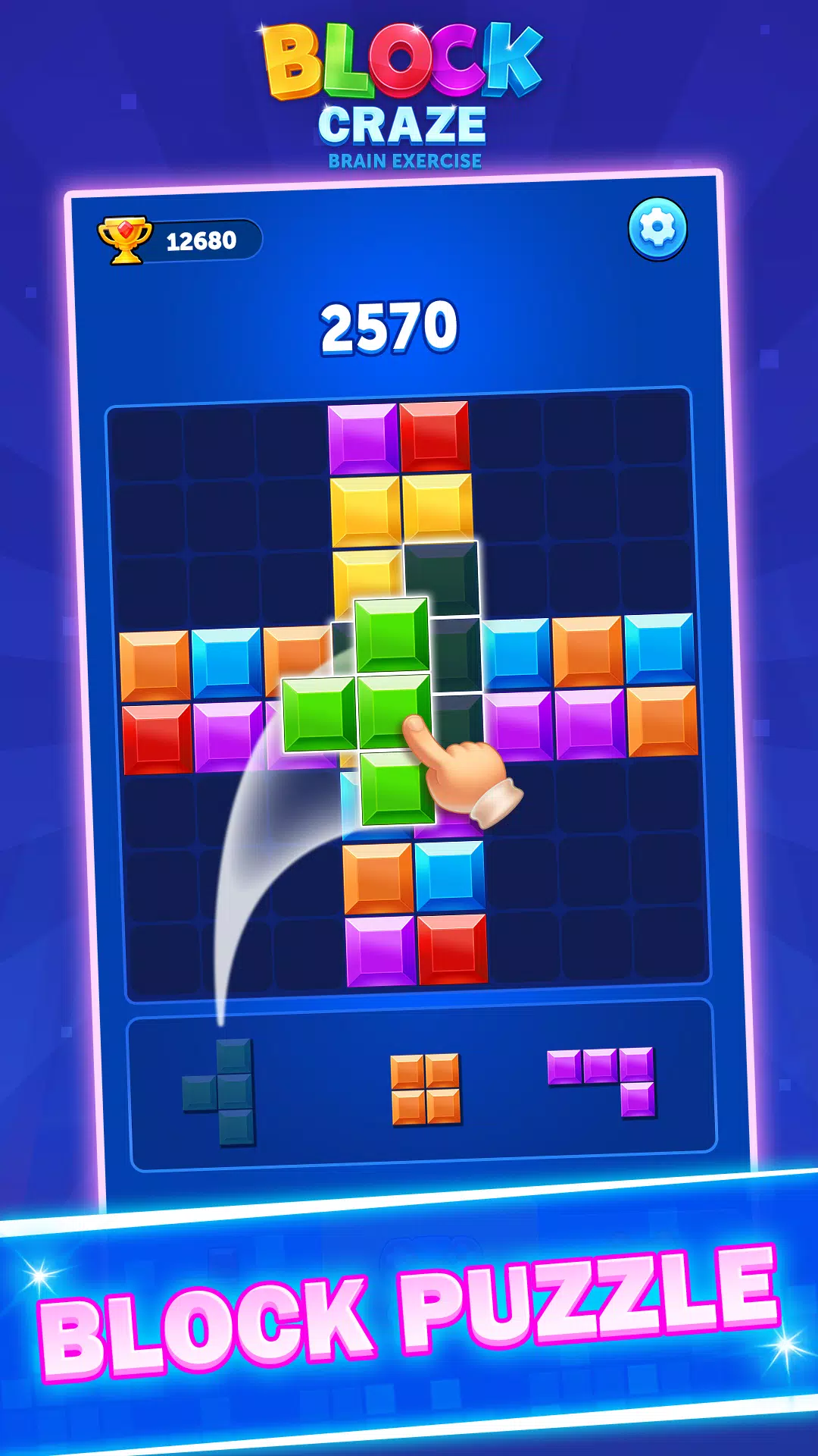 Block Craze：Brain Exercise Tangkapan skrin 0