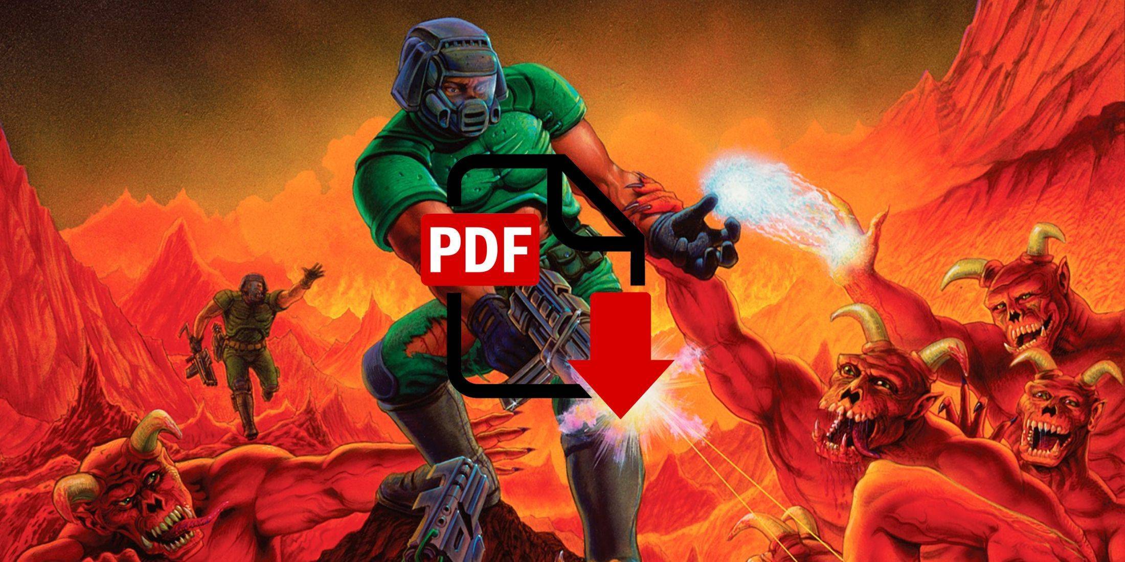 DOOM PDF 포트 : 레트로 게임은 디지털입니다