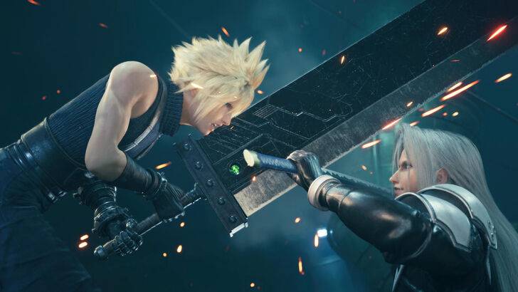 “ FF7单翼天使在LV时装秀上播放” 