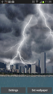 Schermata Thunderstorm Chicago - LWP 2