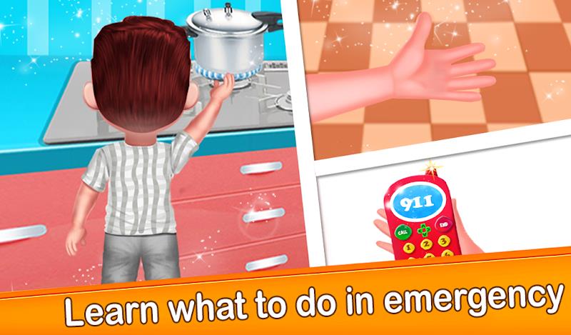 Child Safety Basic Rules games Screenshot 2