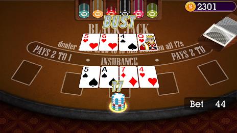 Casino Blackjack Captura de tela 1