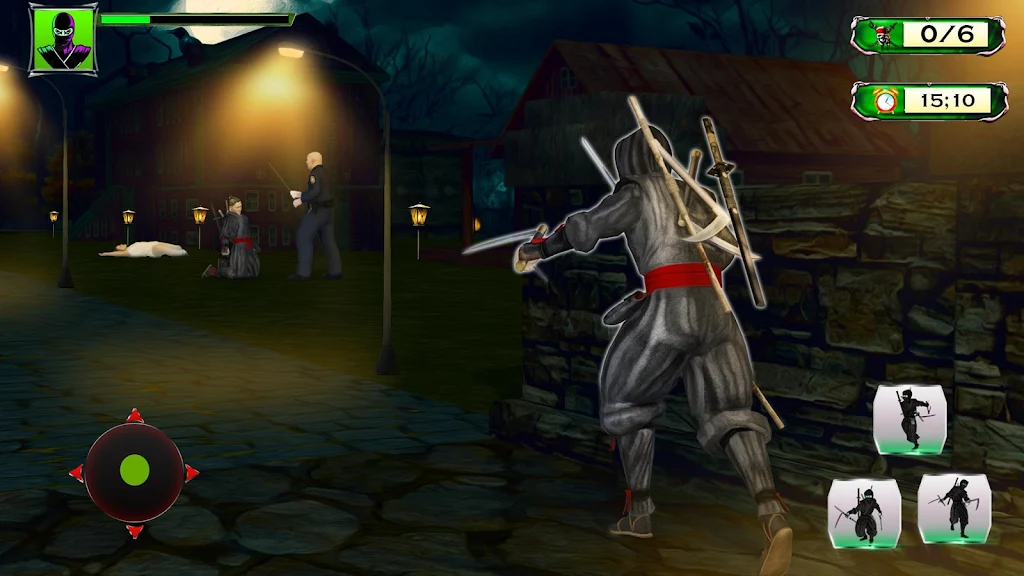 Ninja Hero Assassin Samurai Pirate Fight Shadow Captura de pantalla 2