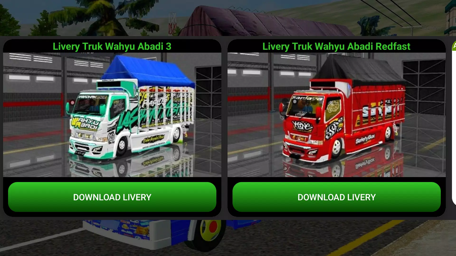 Mod Truck Wahyu Abadi Bussid Скриншот 2