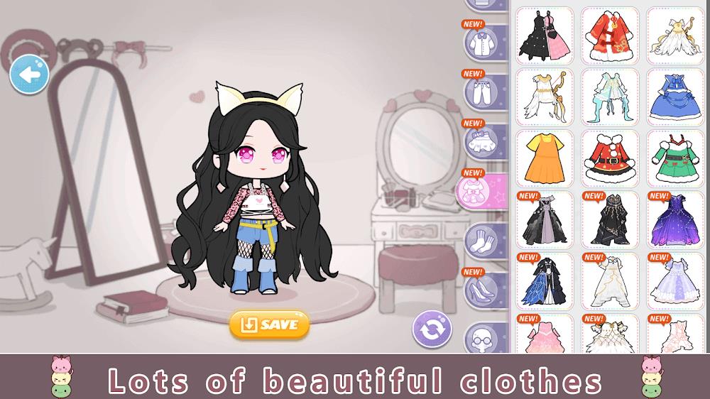 YOYO Doll Anime Dress Up Game ภาพหน้าจอ 1