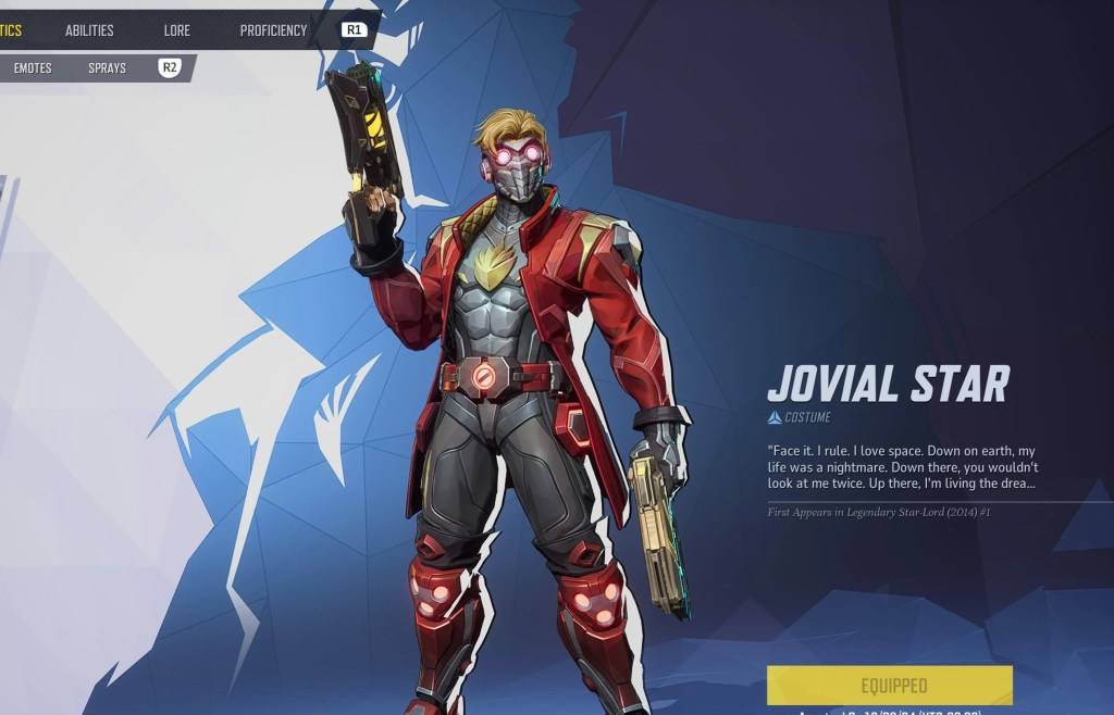 Jovial Star Star-Lord's Skin