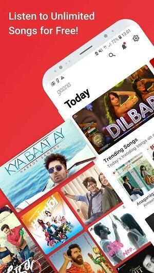 Gaana Music Mod Ảnh chụp màn hình 3