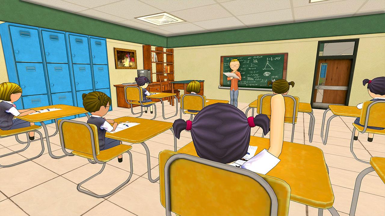 Stickman High School Girl Game Скриншот 3