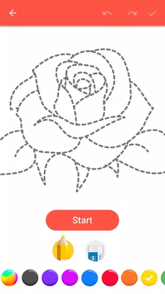 How To Draw Flowers ภาพหน้าจอ 0