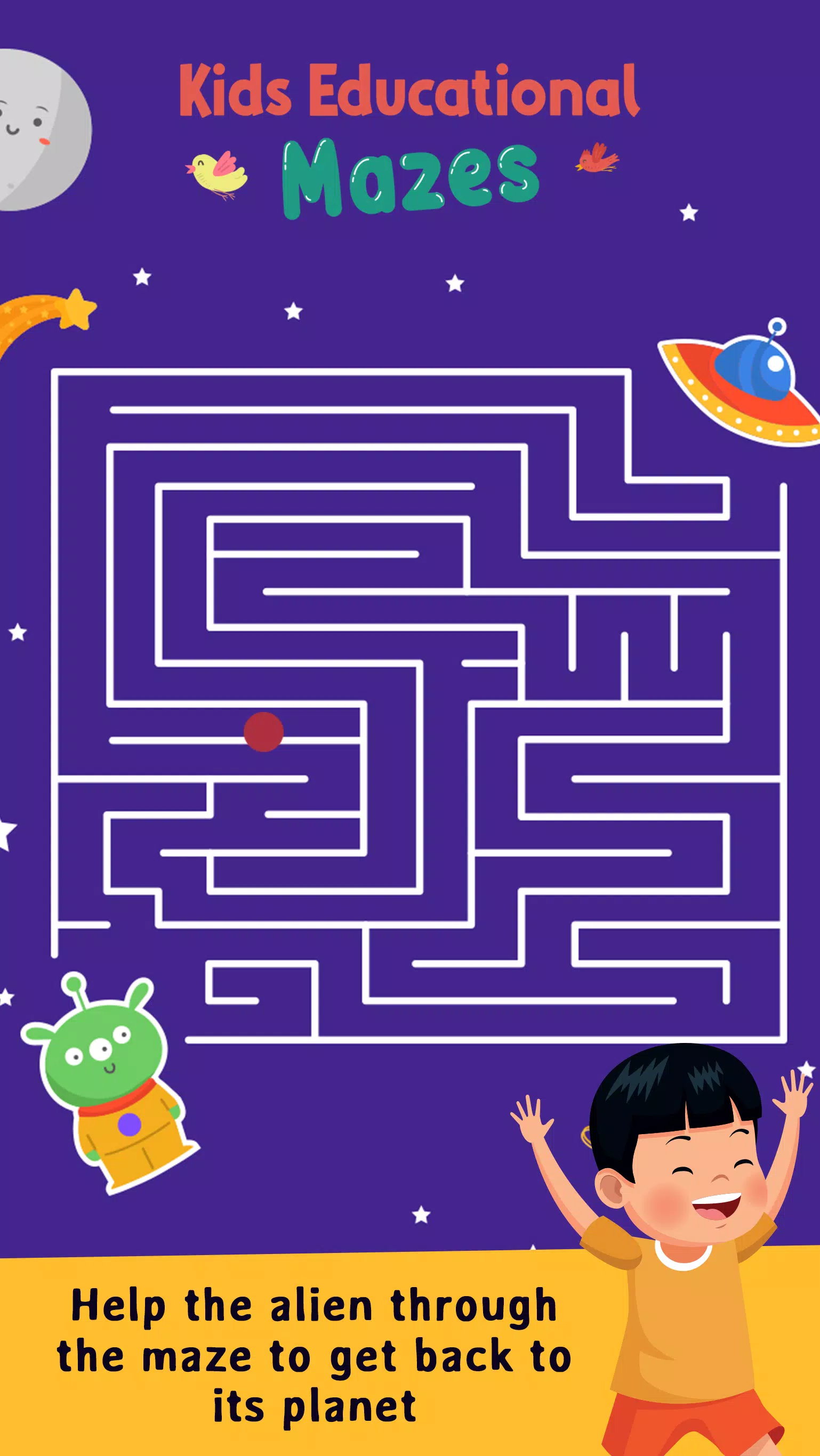 Kids Educational Mazes Puzzle Captura de tela 0