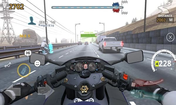 Racing Motorist: Bike Game Schermafbeelding 2