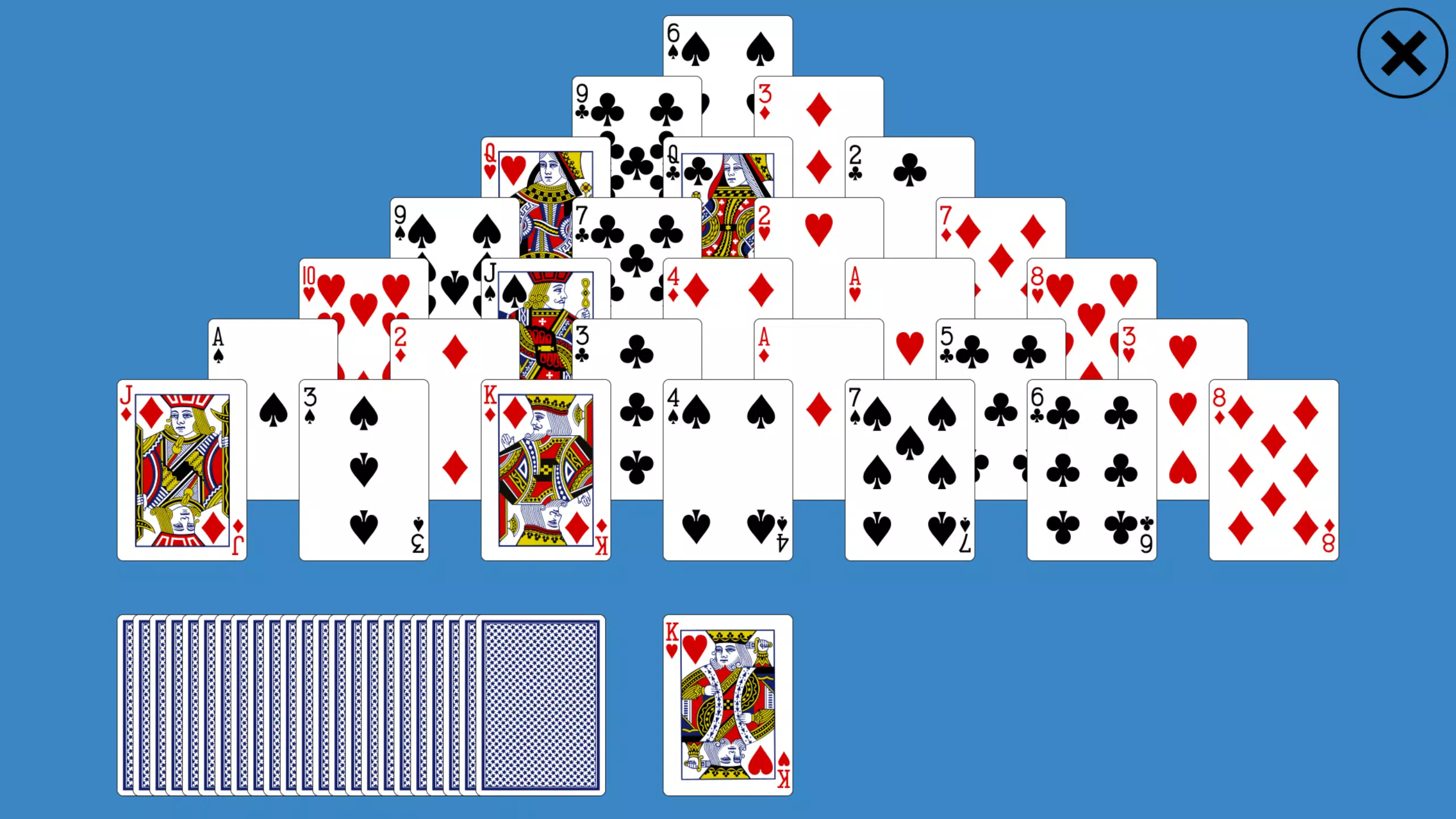 Classic Pyramid Solitaire スクリーンショット 0