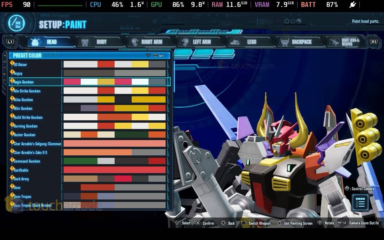 Gundam Breaker 4 Graphics Settings