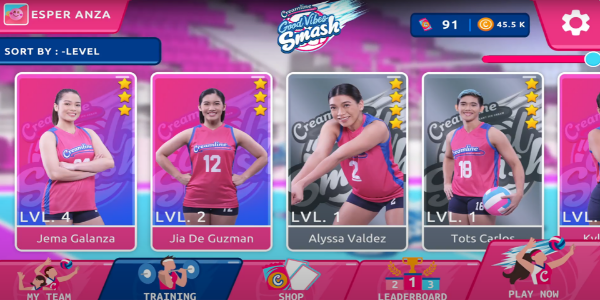 Creamline Good Vibes Smash স্ক্রিনশট 0