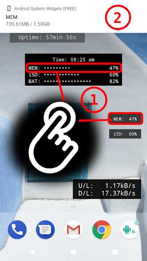 Android System Widgets Schermafbeelding 1