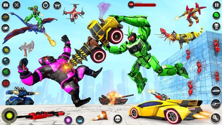 Dino Robot Games: Flying Robot Tangkapan skrin 3