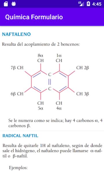 Química Formulario Скриншот 0