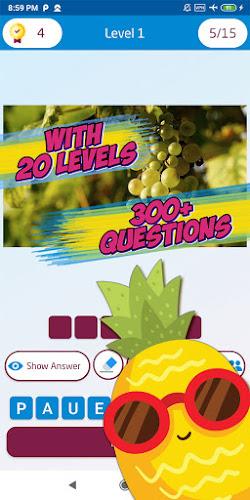 Guess the fruit name game應用截圖第2張