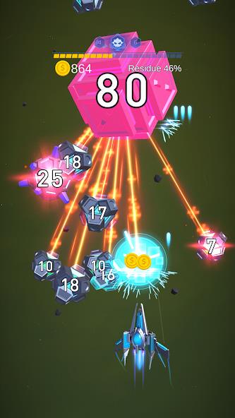 Schermata Dust Settle 3D - Galaxy Attack Mod 2