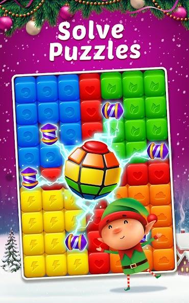 Toy Cubes Pop - Match 3 Game Mod ဖန်သားပြင်ဓာတ်ပုံ 2