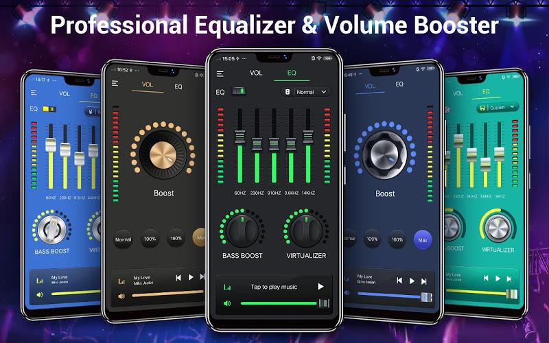 Equalizer & Bass Booster,Music Ekran Görüntüsü 0