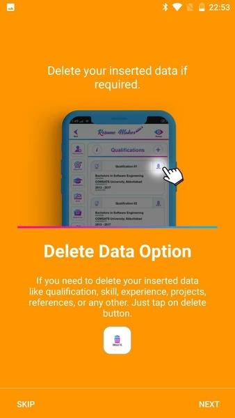 Free Resume Maker Zrzut ekranu 3