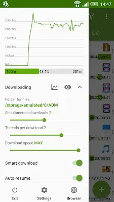 Advanced Download Manager Schermafbeelding 1