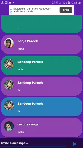 Mini Chat ROOM | Make New Friends Capture d'écran 2