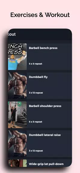 GYM Workouts: Build Muscle Captura de pantalla 2