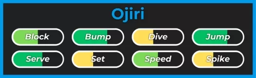 Ojiri style from Haikyuu Legends Roblox experience