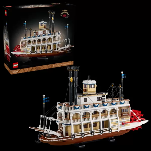 LEGO представляет классическую модель речного парохода