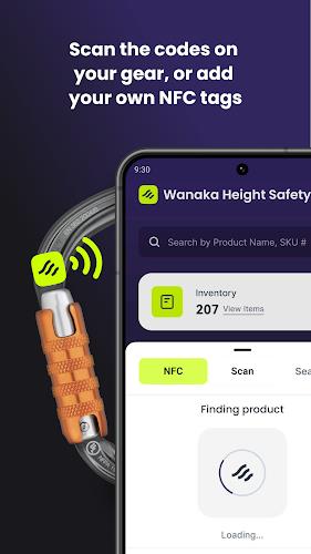 Schermata Scannable Safety Equipment App 2