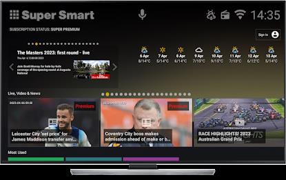 Super Smart TV Launcher Capture d'écran 0