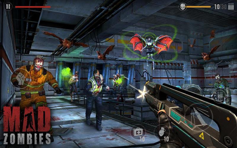 Mad Zombies: Offline Games ภาพหน้าจอ 2