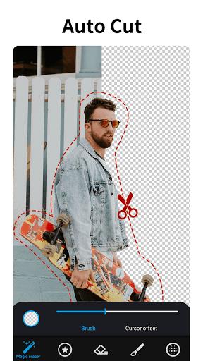 Photo Editor BG Eraser MagiCut ဖန်သားပြင်ဓာတ်ပုံ 0
