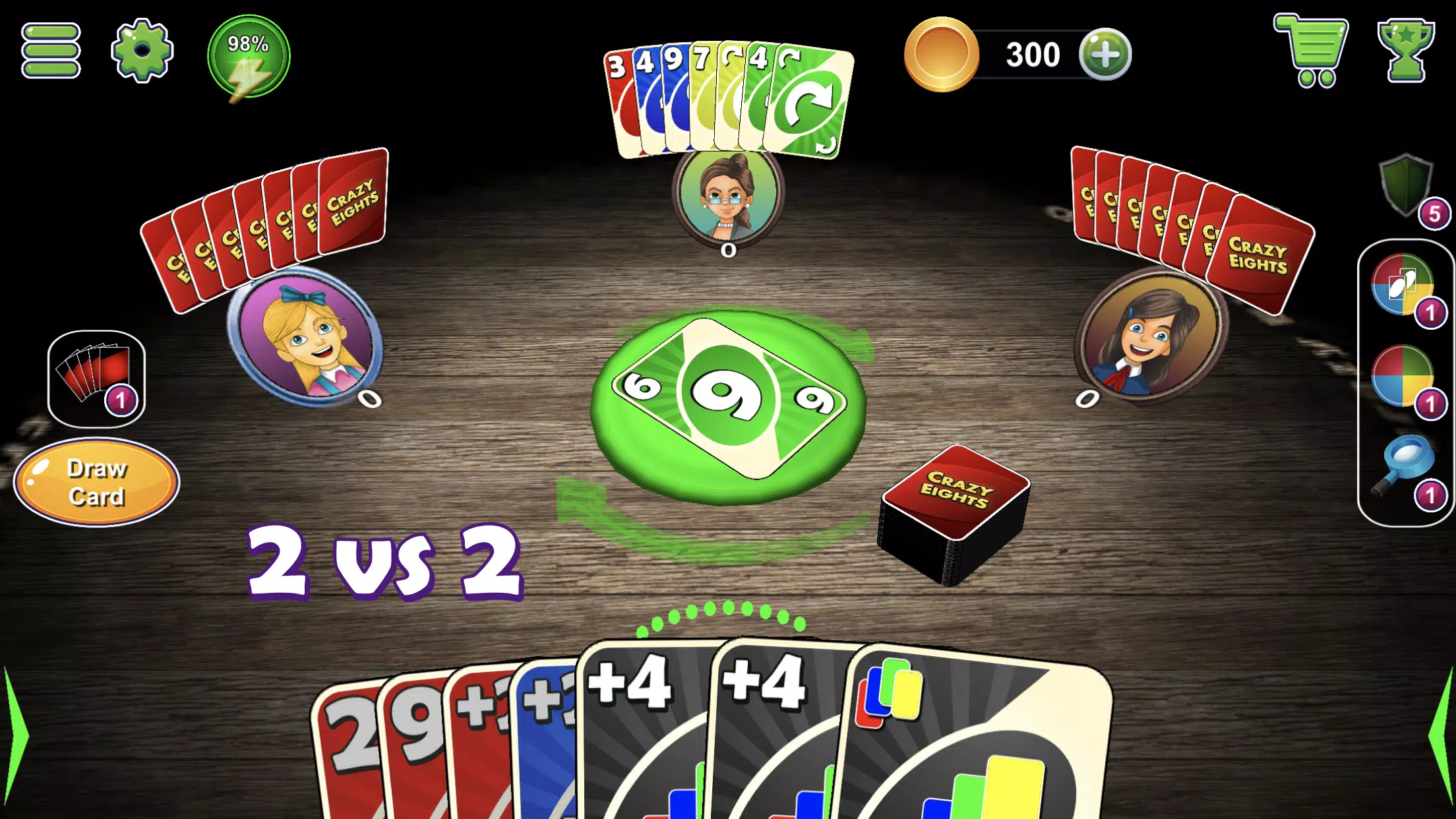 Crazy Eights 3D Captura de tela 3