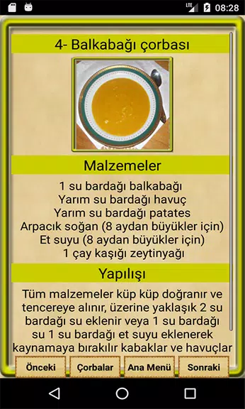 Bebekler İçin Yemek Tarifleri 스크린샷 2