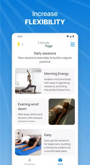 5 Minute Yoga Captura de pantalla 2