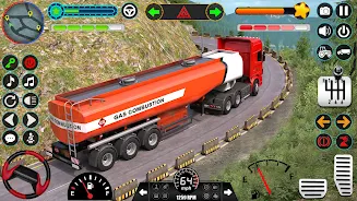 Oil Tanker Truck Driving Games Captura de pantalla 0