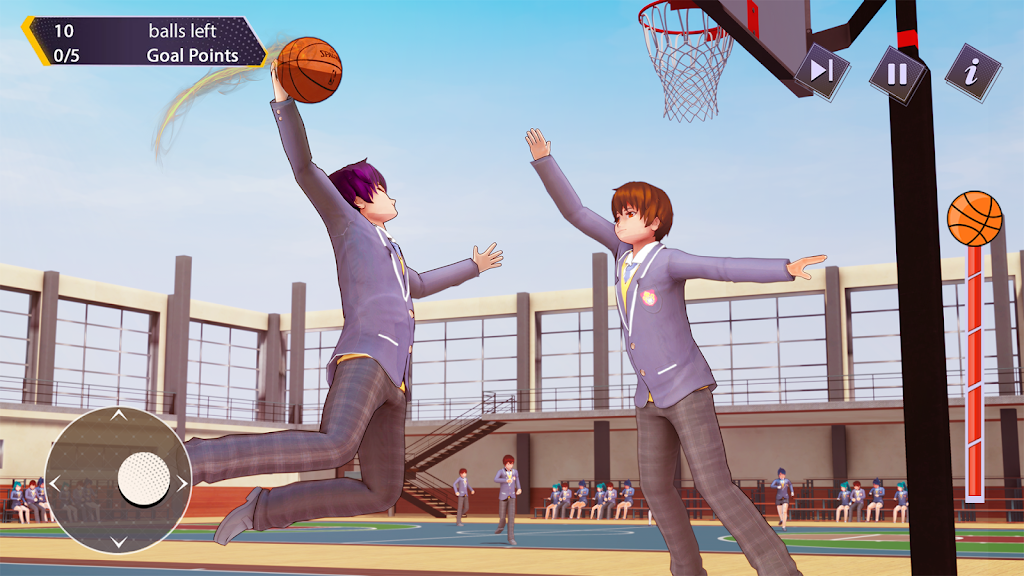 Anime High School Boy Life 3D ဖန်သားပြင်ဓာတ်ပုံ 2