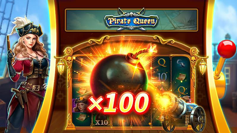 Pirate Queen Slot-TaDa Games 스크린샷 2